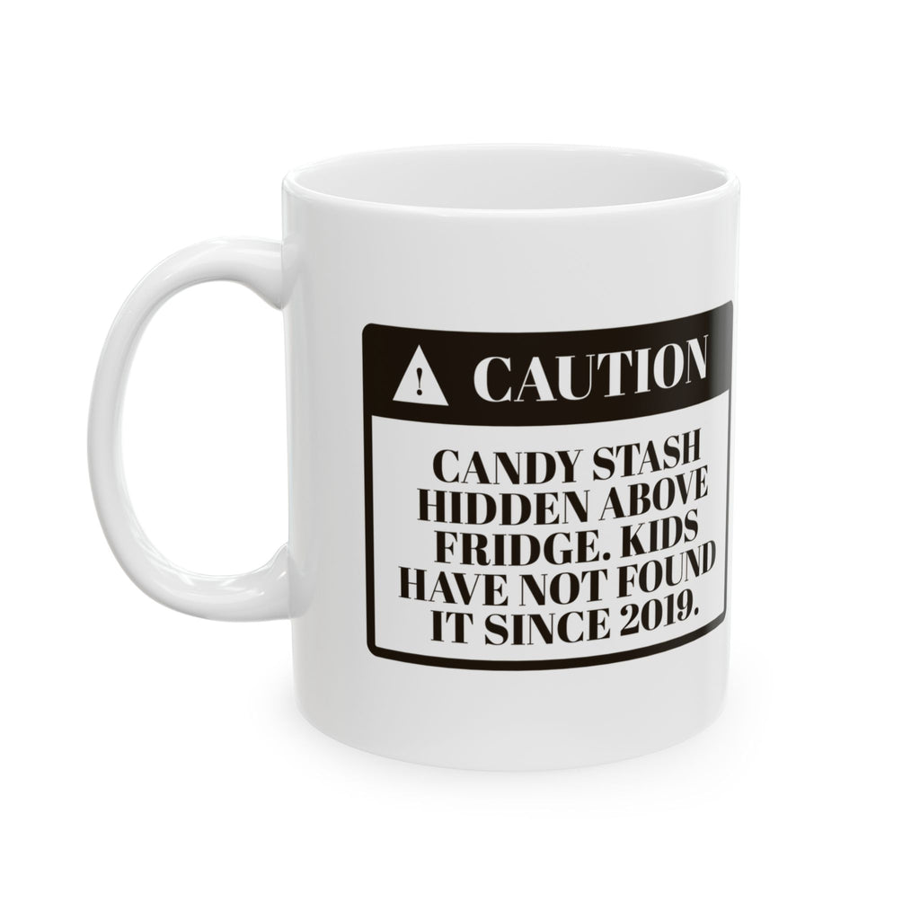 Candy Stash Hidden Coffee Mug Funny Parent Since 2019