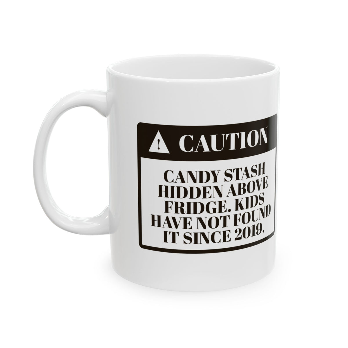 Candy Stash Hidden Coffee Mug Funny Parent Since 2019