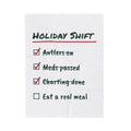 Funny Christmas Throw Blanket Holiday Shift Eat A Real Meal For Nurses