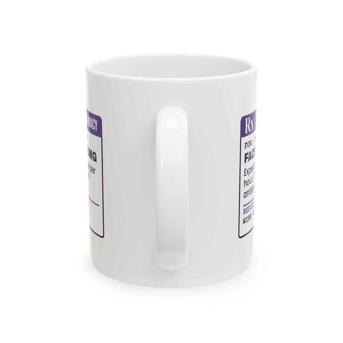 Funny Pit Bull Mug Face Kisses Hourly Pittie Prescription