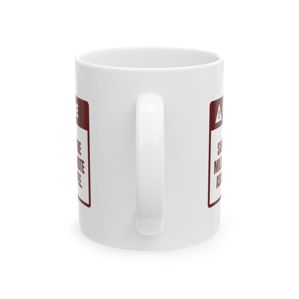 Funny Christmas Coffee Mug Santa Wants Coffee Not Milk