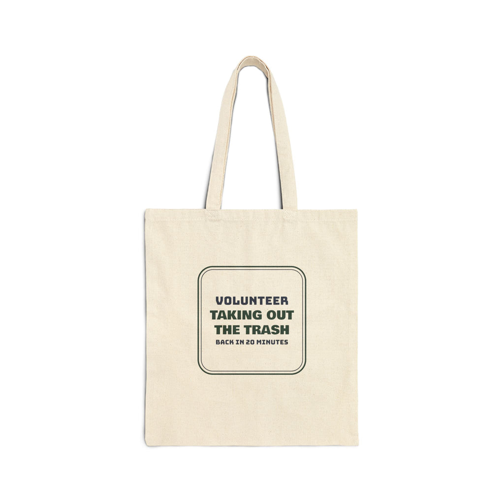 Funny Christmas Tote Bag Taking Out The Trash Back In 20 Minutes