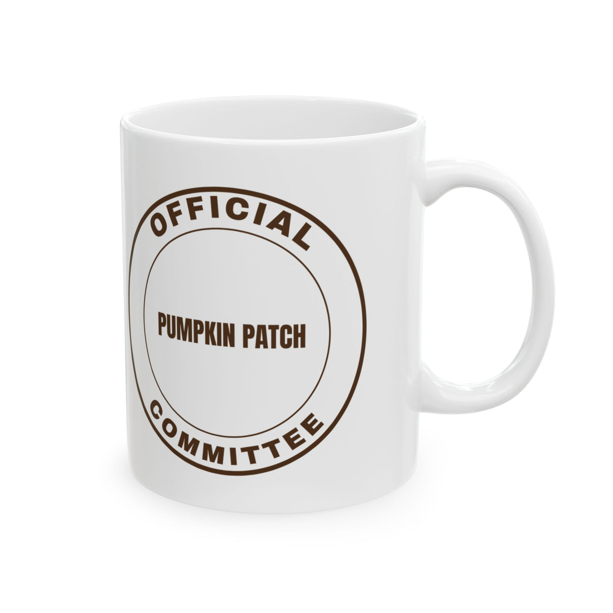 Official Pumpkin Patch Committee Coffee Mug, Funny Fall