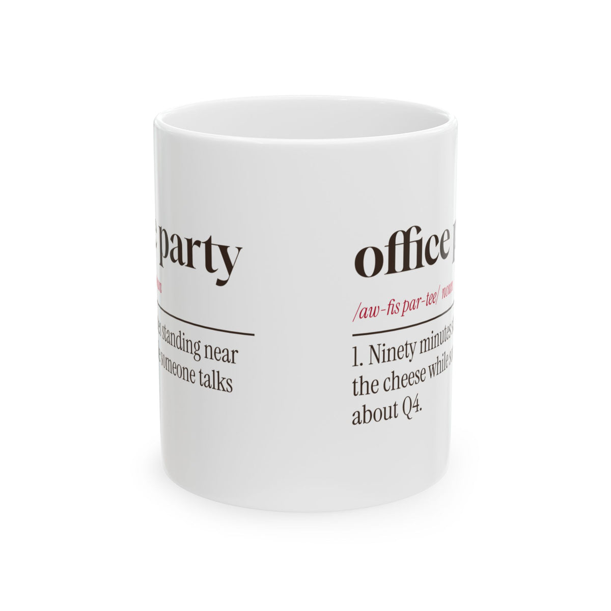 Funny Office Christmas Party Coffee Mug Office Party Definition Coworker
