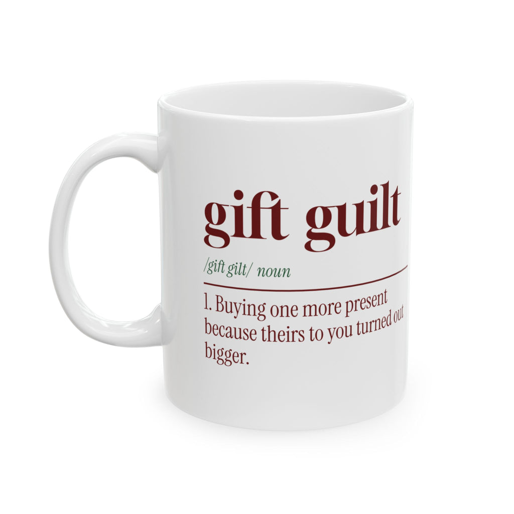 Funny Christmas Shopping Coffee Mug Buying One More Definition