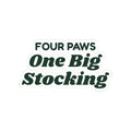 Funny Christmas Sticker Four Paws One Big Stocking For Dog Lovers