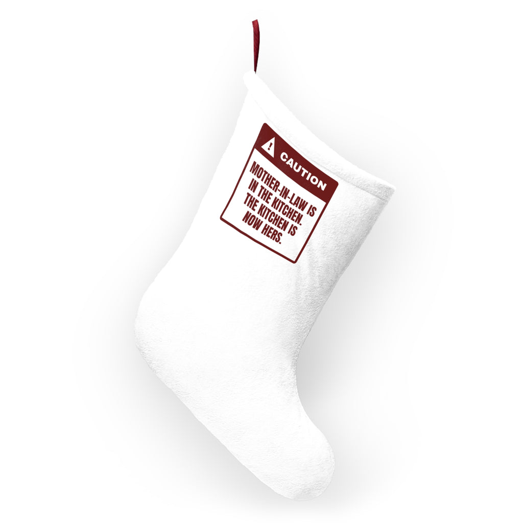 Funny In-Laws Christmas Stocking Mother-In-Law Is In The Kitchen