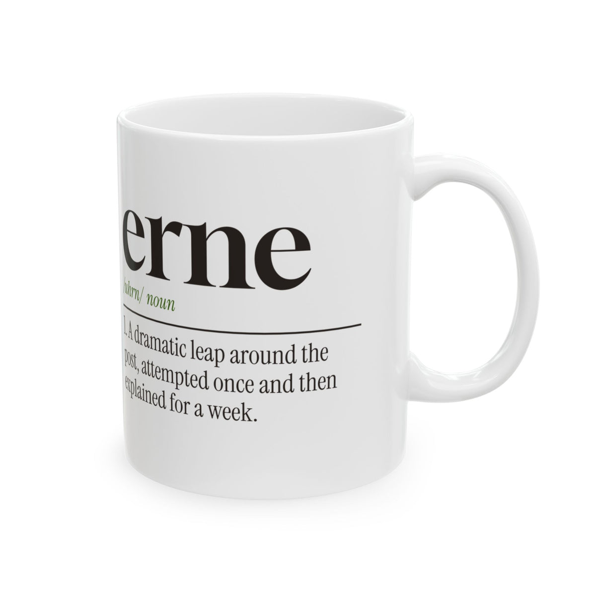 Pickleball Coffee Mug Erne Definition For Pickleball Lovers
