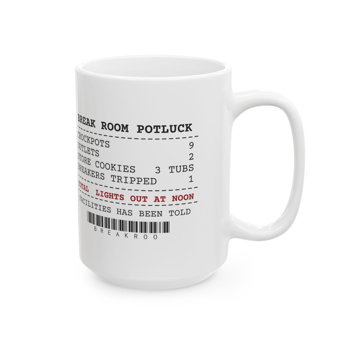 Funny Christmas Coworker Coffee Mug Nine Crockpots Two Outlets