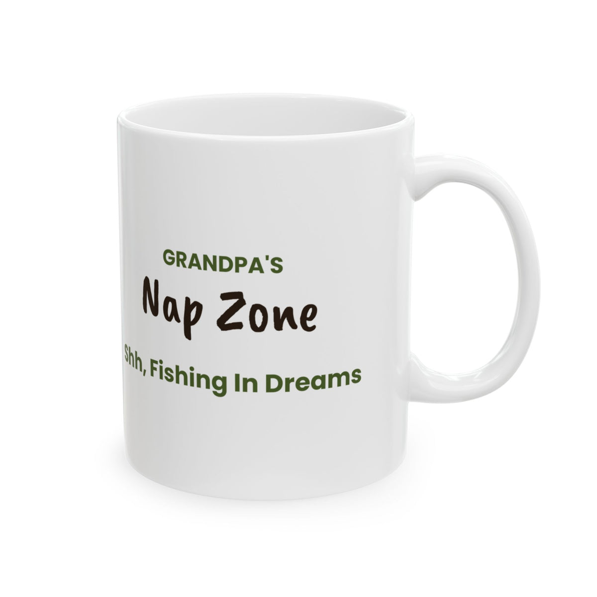 Funny Grandpa Nap Zone Sign Coffee Mug For Grandpa