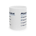 Funny IT Support Coffee Mug Monday Queue Checklist For Tech Support
