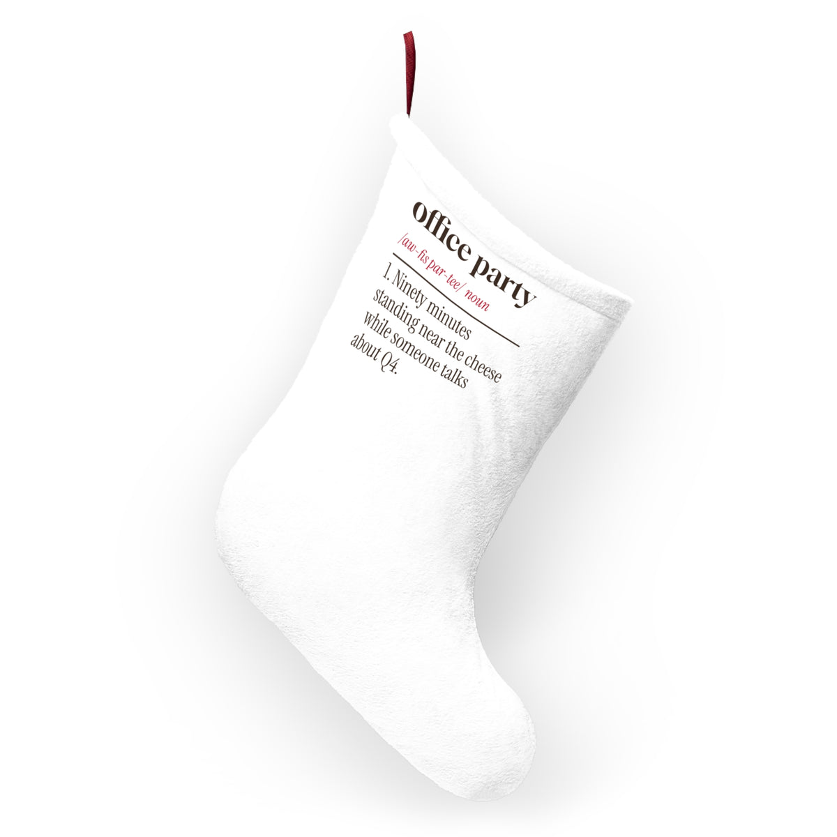 Funny Office Christmas Party Christmas Stocking Office Party Definition