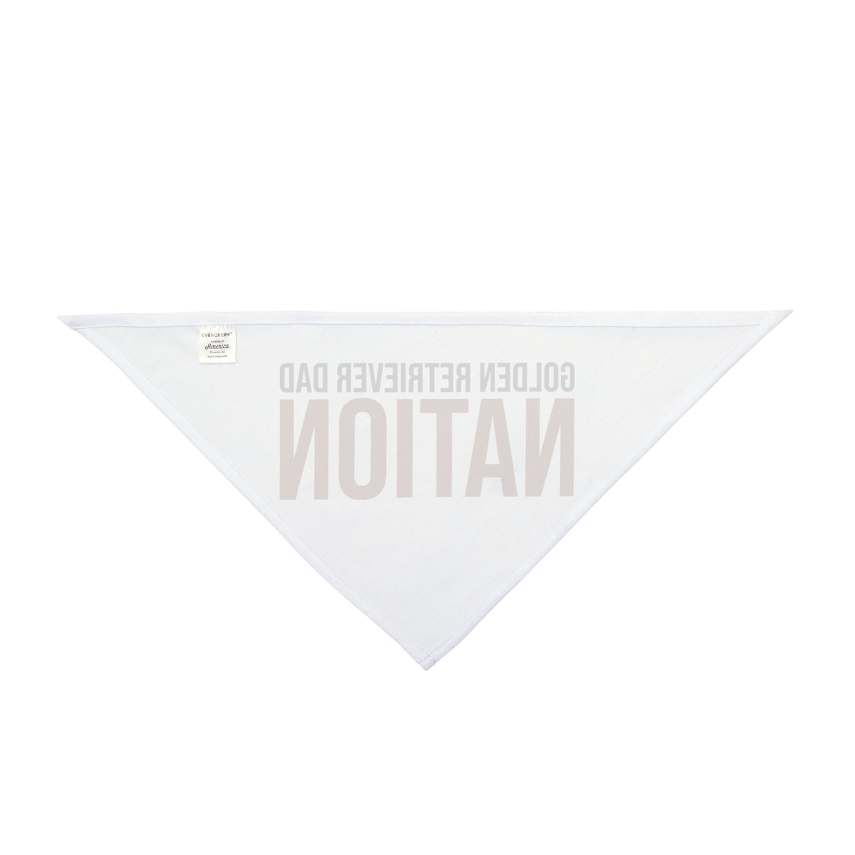 Golden Retriever Dad Dog Bandana "Golden Retriever Dad Nation" For Men