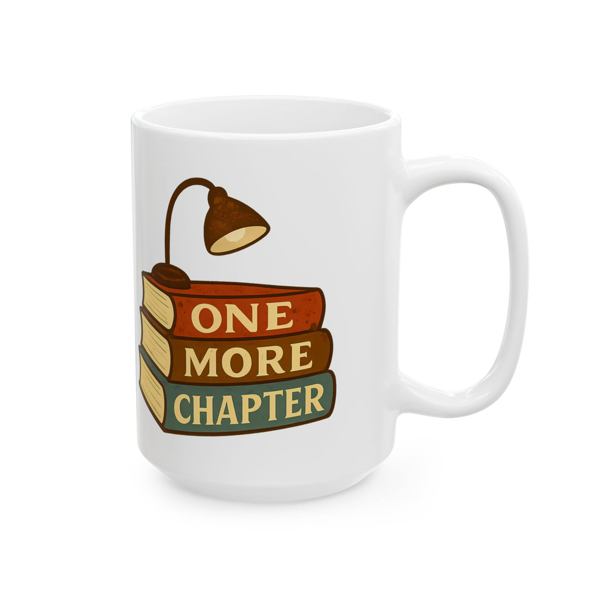 One More Chapter Funny Book Lover Reading Coffee Mug