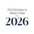 Christmas Sticker First Christmas As Mama And Papa 2026
