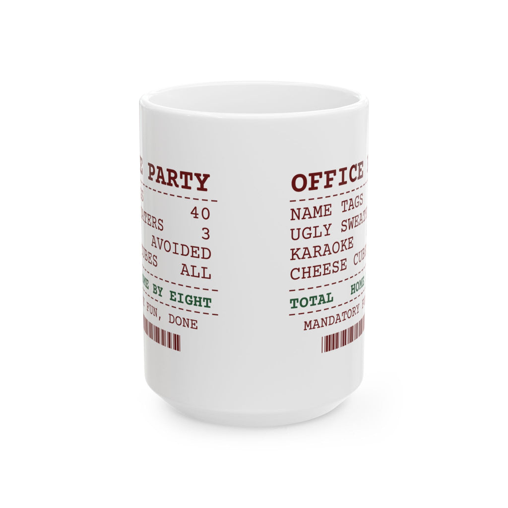 Funny Office Christmas Party Coffee Mug Office Party Receipt