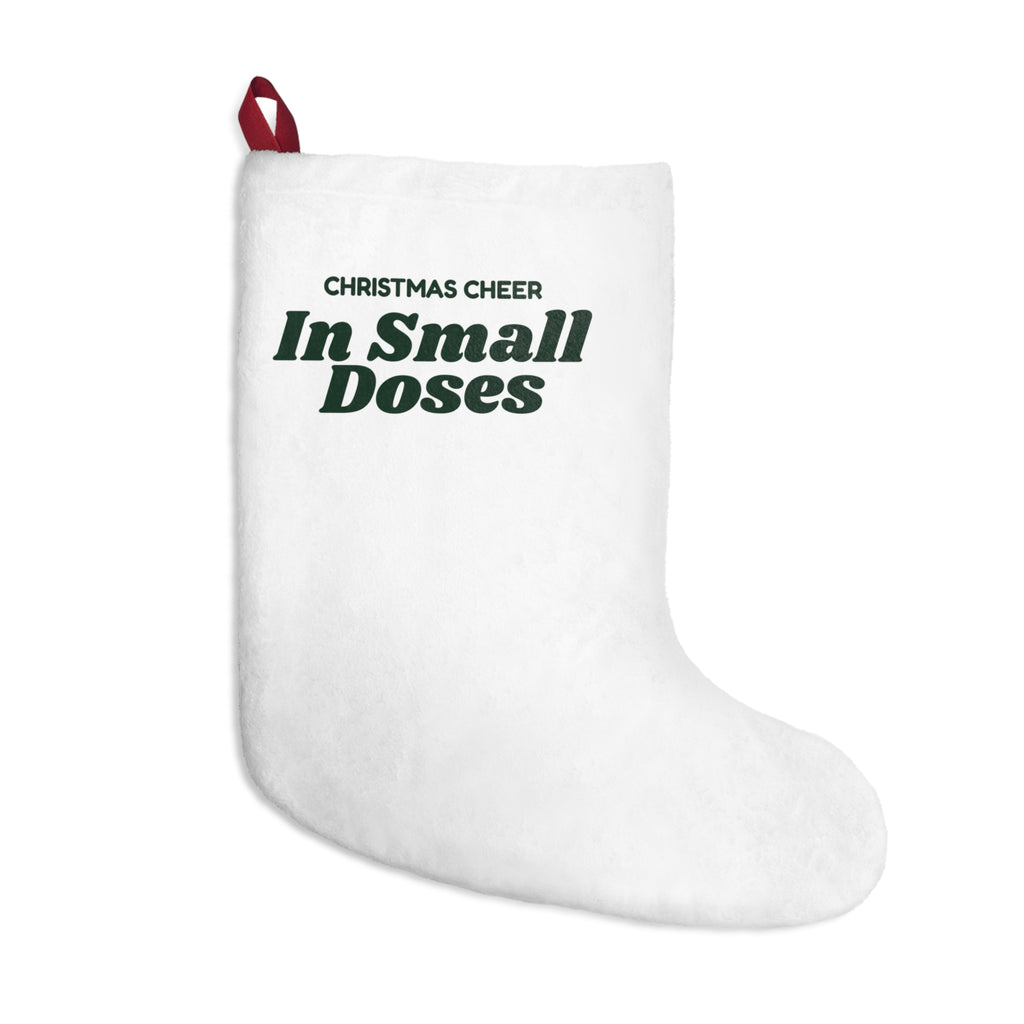 Funny Introvert Christmas Stocking Christmas Cheer In Small Doses