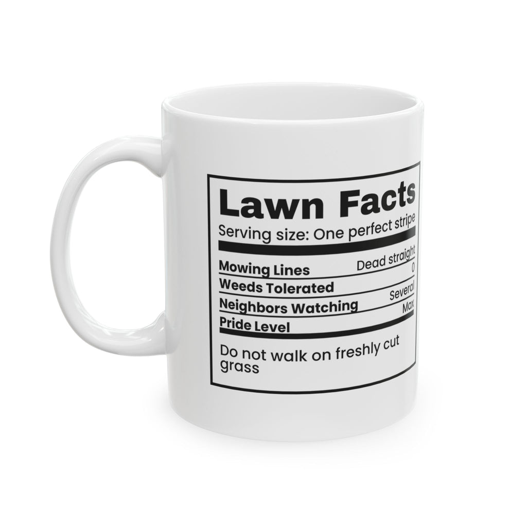 Lawn Care Coffee Mug Lawn Care Facts For Dad
