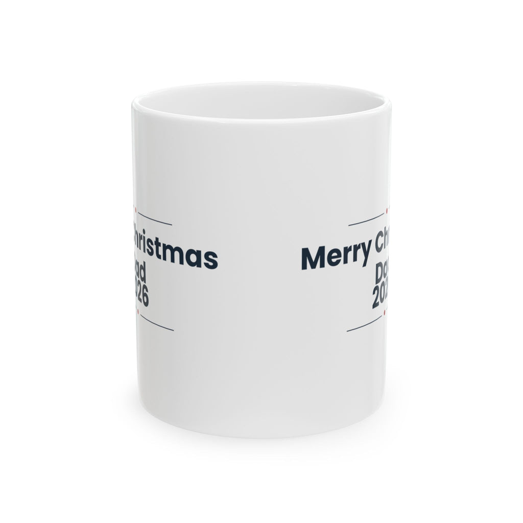Dad Christmas Coffee Mug Merry Christmas Dad 2026 For Dad