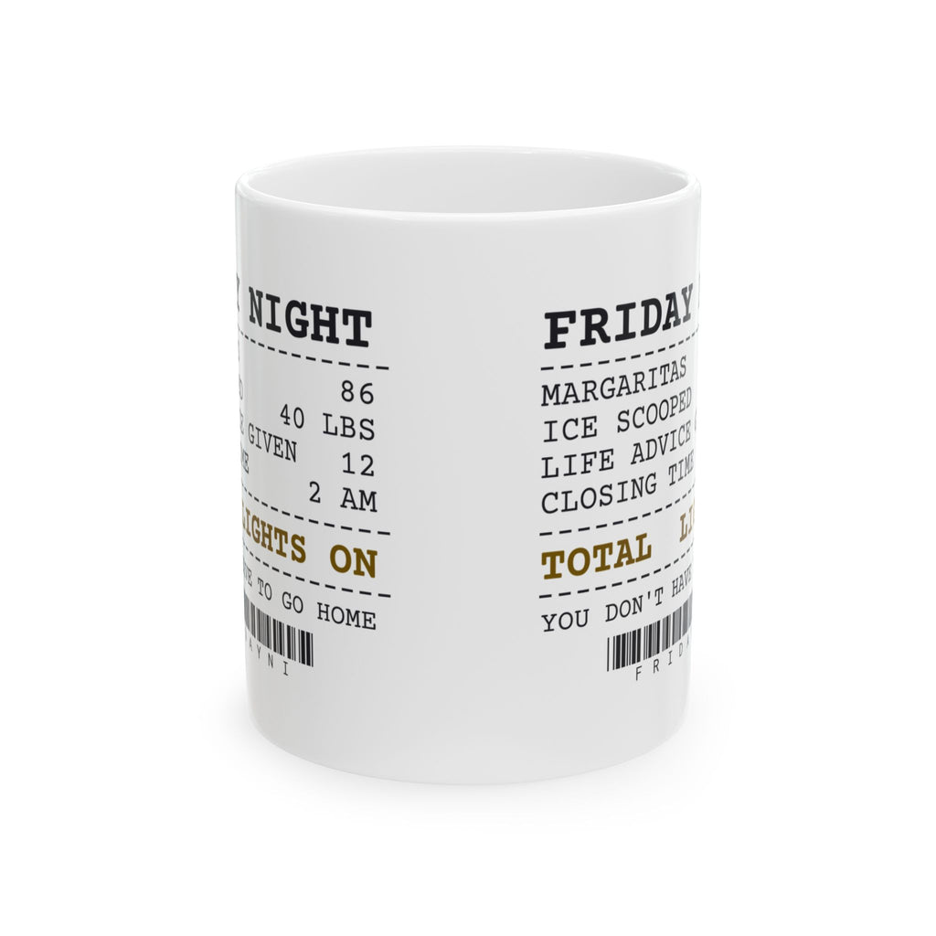 Funny Bartender Coffee Mug Ice Scooped 40 Pounds Life Advice Given 12