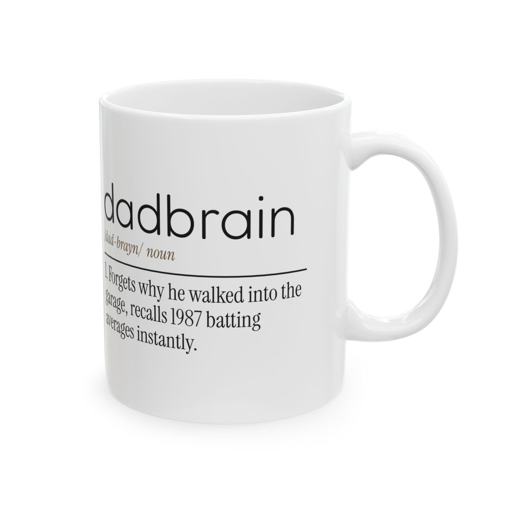 Funny Dad Coffee Mug Dadbrain Definition For Dad Fathers Day