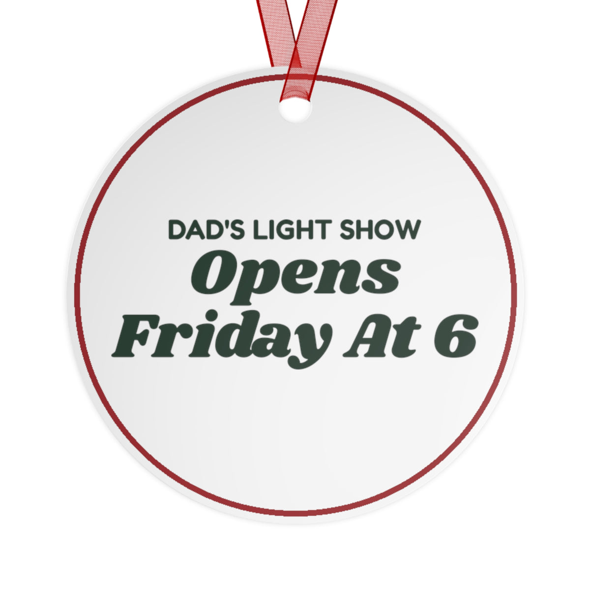Funny Christmas Ornament Dad's Light Show Opens Friday At 6 For Dad
