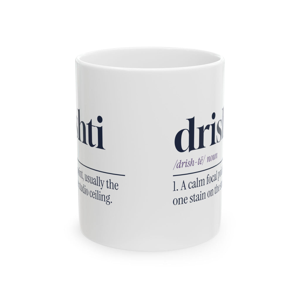 Yoga Mug Drishti Definition Ceiling Stain For Yoga Lovers