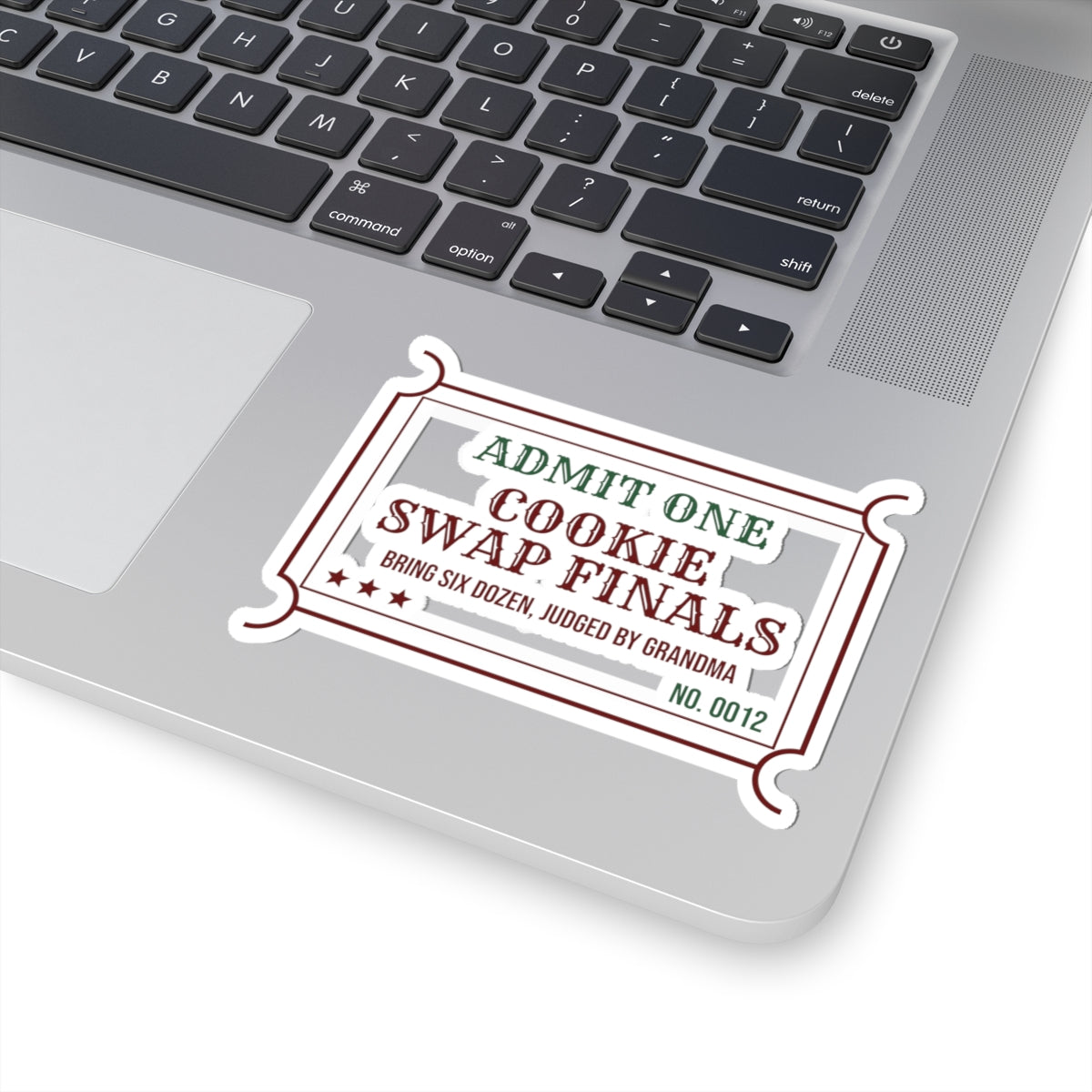 Funny Christmas Cookie Exchange Sticker Cookie Swap Finals Ticket
