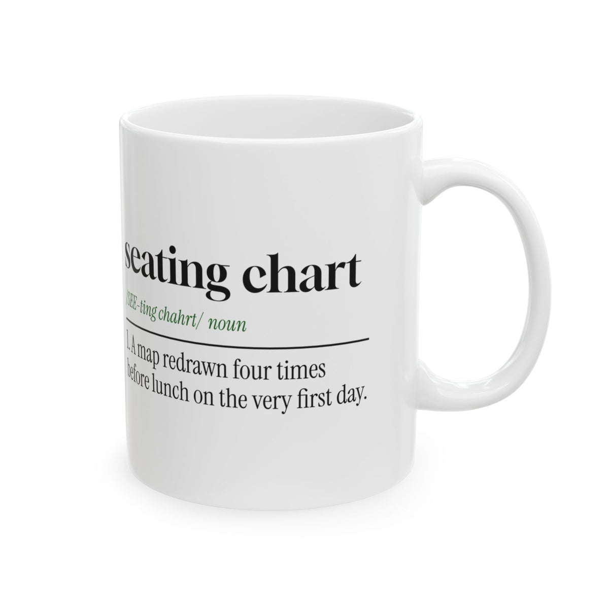Funny Teacher Coffee Mug Seating Chart Dictionary For Teachers