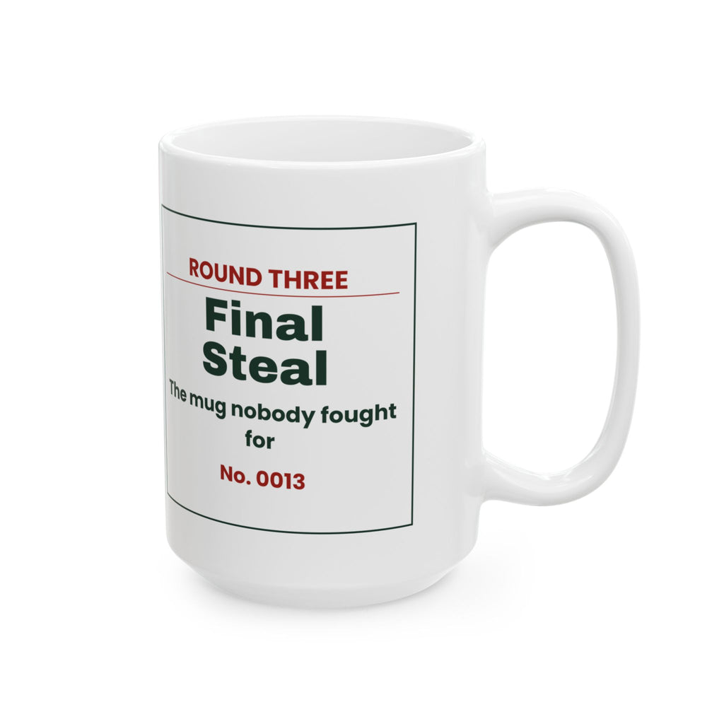 Funny White Elephant Coffee Mug Final Steal Ticket For Gift Swaps
