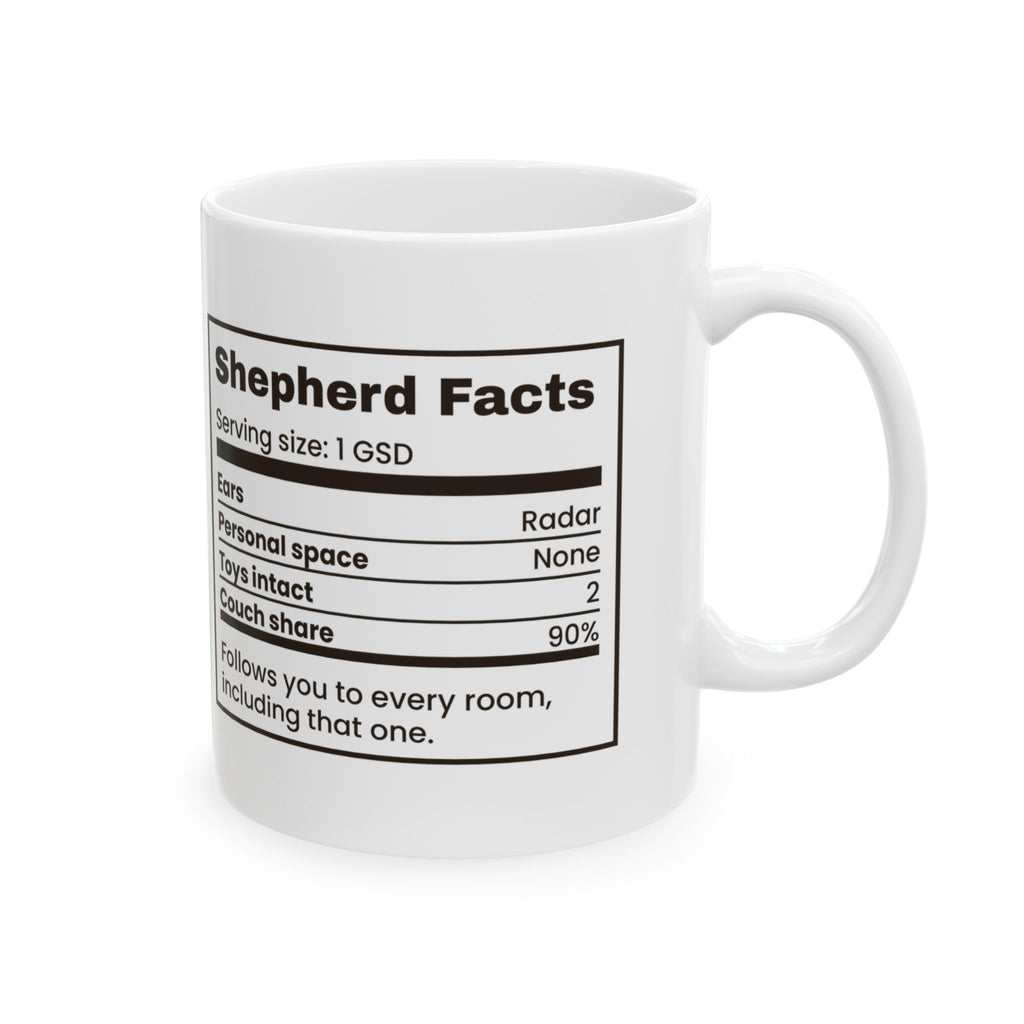 Funny German Shepherd Coffee Mug Shepherd Facts Personal Space None