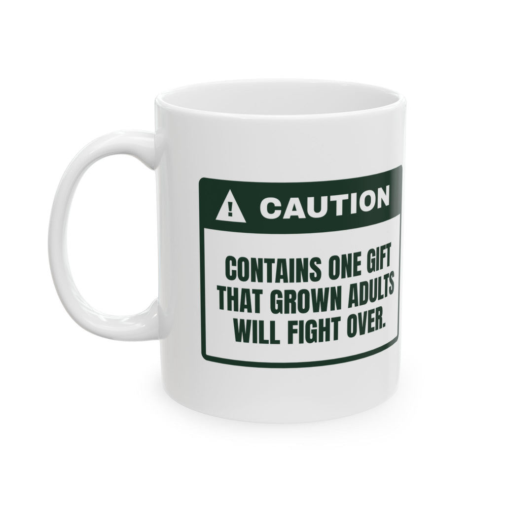 Funny White Elephant Coffee Mug Grown Adults Will Fight Over This