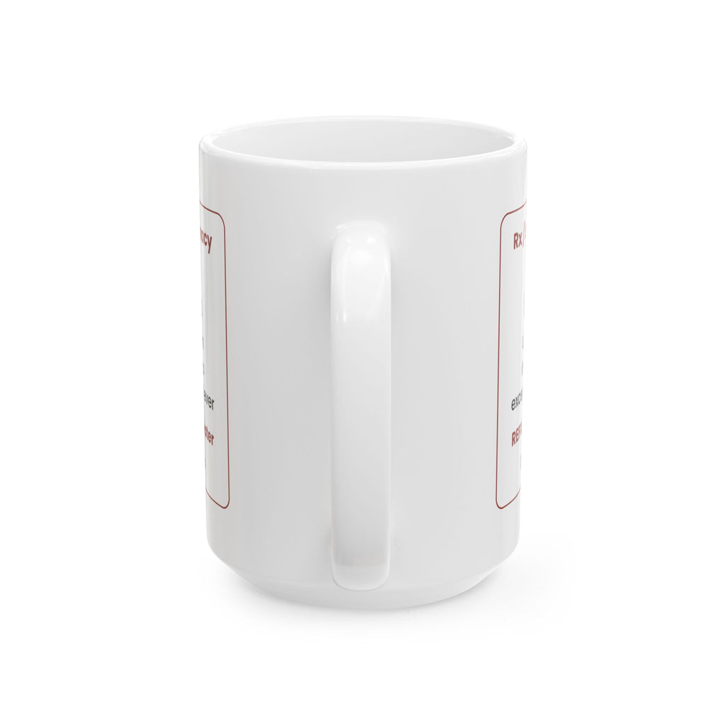 Funny Teacher Prescription Coffee Mug Hall Pass For Teachers