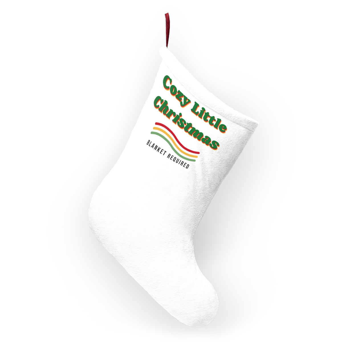 Cozy Little Christmas Stocking Blanket Required
