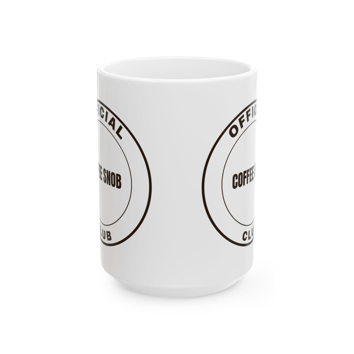 Official Coffee Snob Club Coffee Mug, Funny Coffee