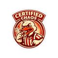 Certified Chaos Funny Retro Goose Referee Sticker