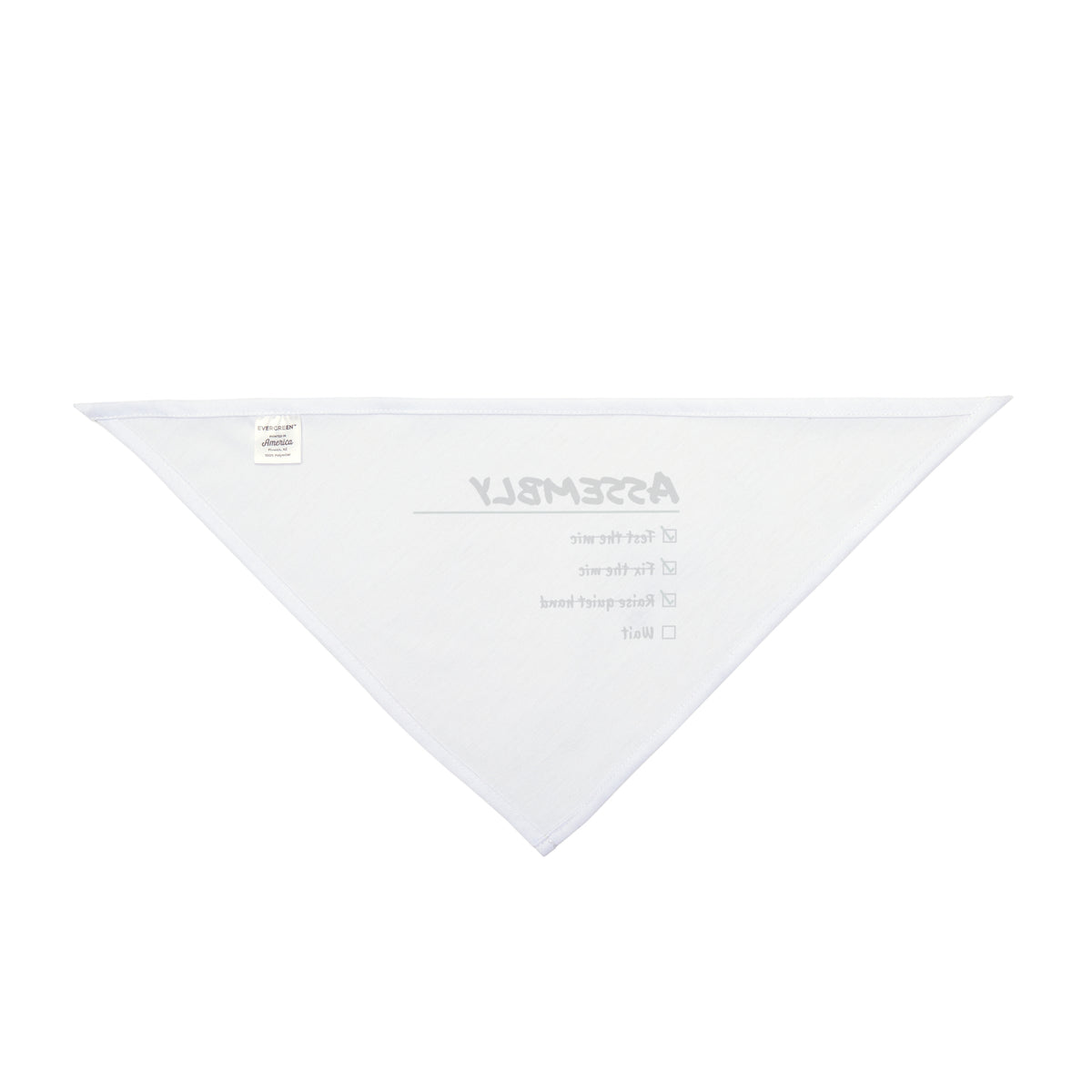 Funny Principal Dog Bandana Raise The Quiet Hand Assembly Checklist