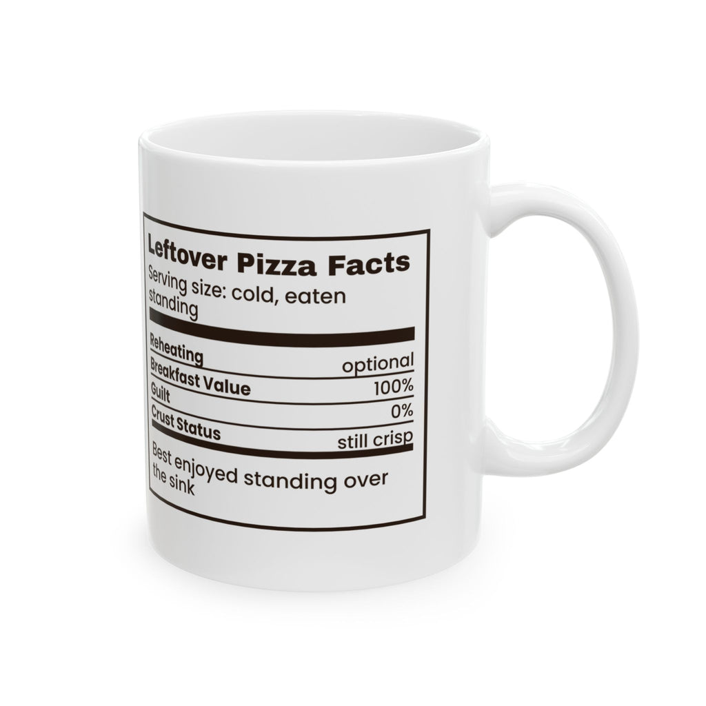 Leftover Pizza Facts Coffee Mug For Breakfast Lovers