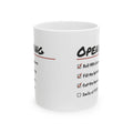 Funny Waitress Coffee Mug Roll 100 Silverware Fill The Ketchups