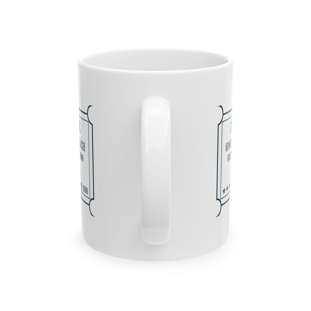Funny Dental Hygienist Coffee Mug Prize Box Ticket For Pediatric