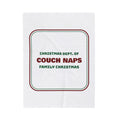 Funny Family Christmas Throw Blanket Dept Of Couch Naps Matching Set