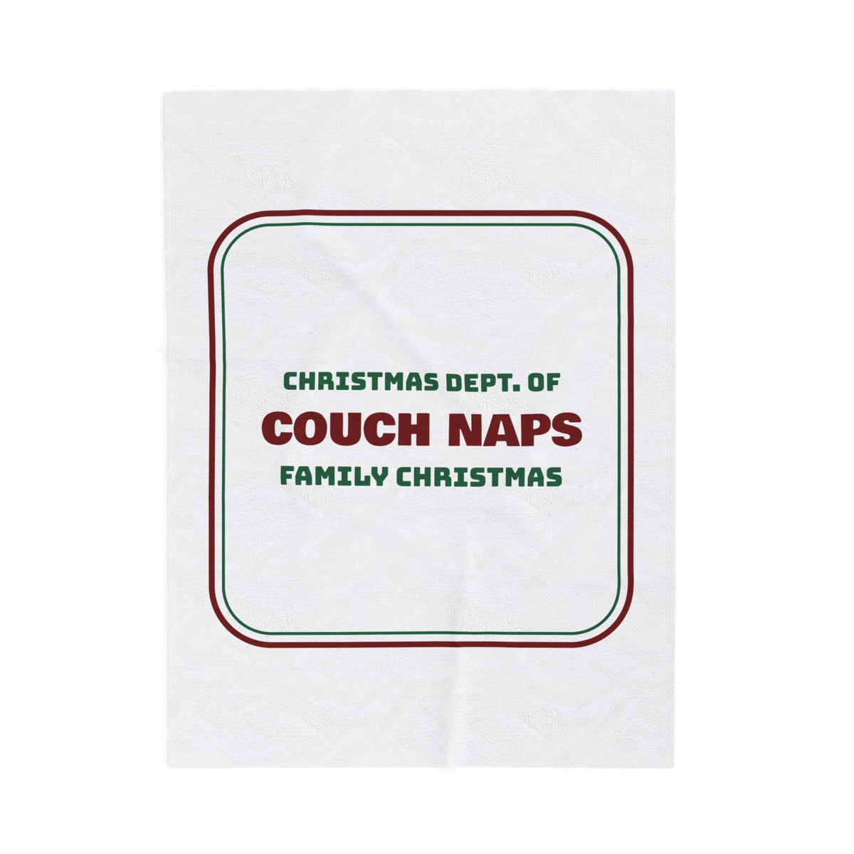 Funny Family Christmas Throw Blanket Dept Of Couch Naps Matching Set
