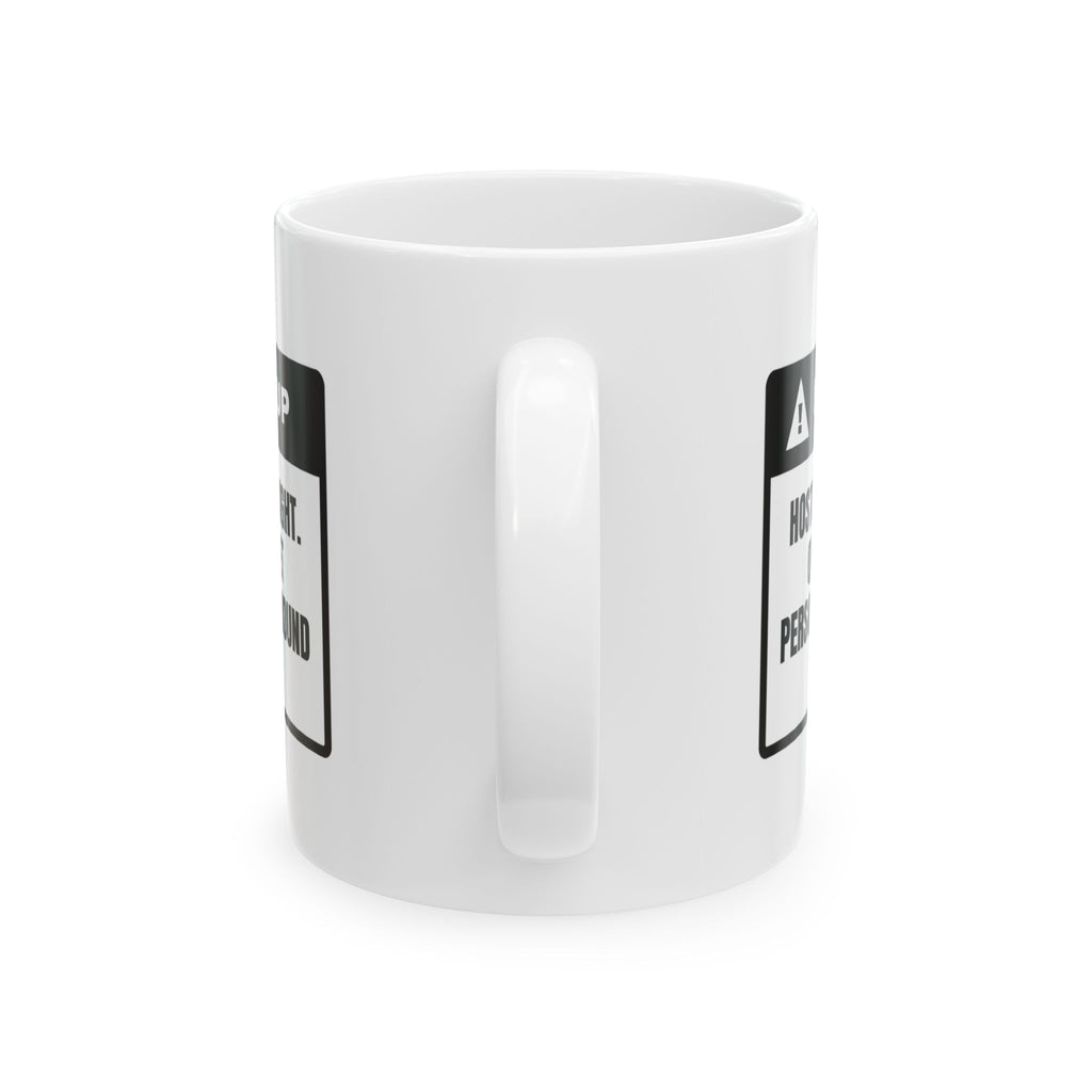 Trivia Host Coffee Mug Hosting Gets Personal