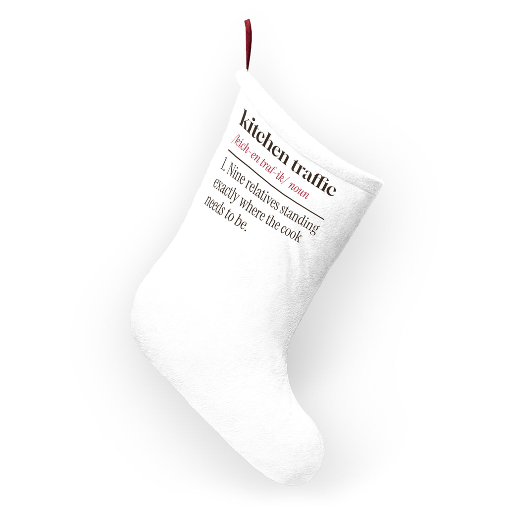 Funny Family Christmas Stocking Kitchen Traffic Definition For
