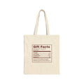 Funny Christmas Tote Bag Gift Facts Bought For TBD For Shoppers