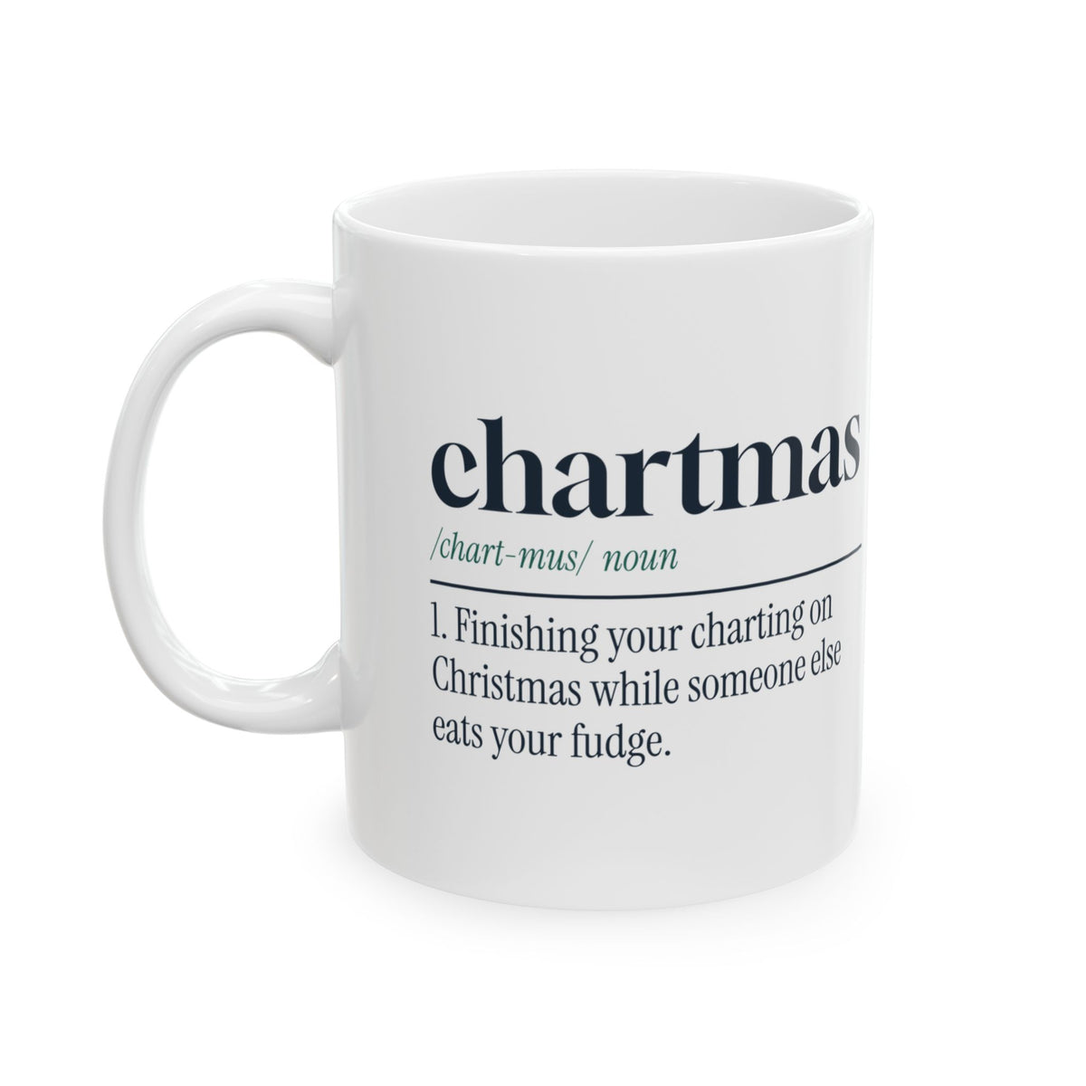 Funny Christmas Nurse Coffee Mug Chartmas Definition For Nurses