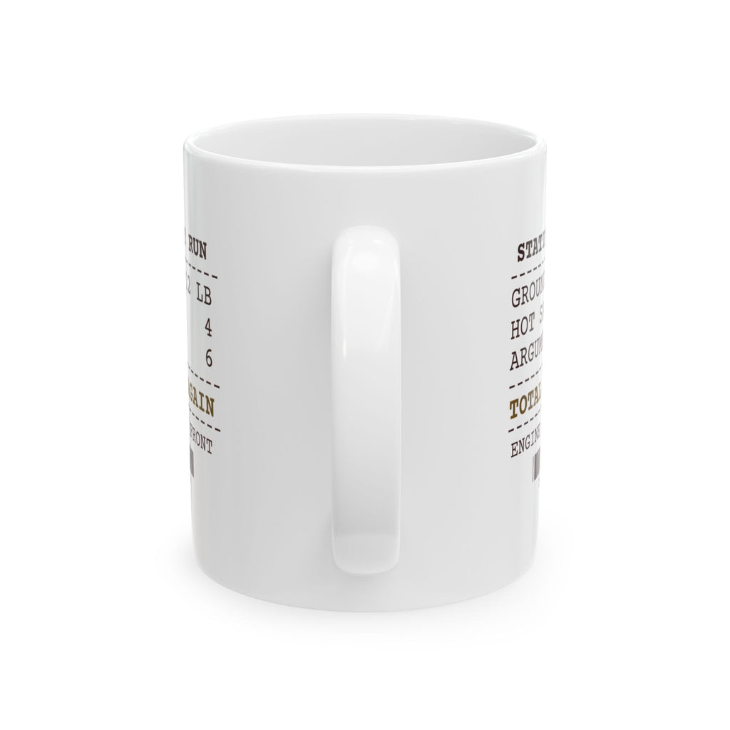 Funny Firefighter Coffee Mug Twelve Pounds Of Beef Chili Again Receipt
