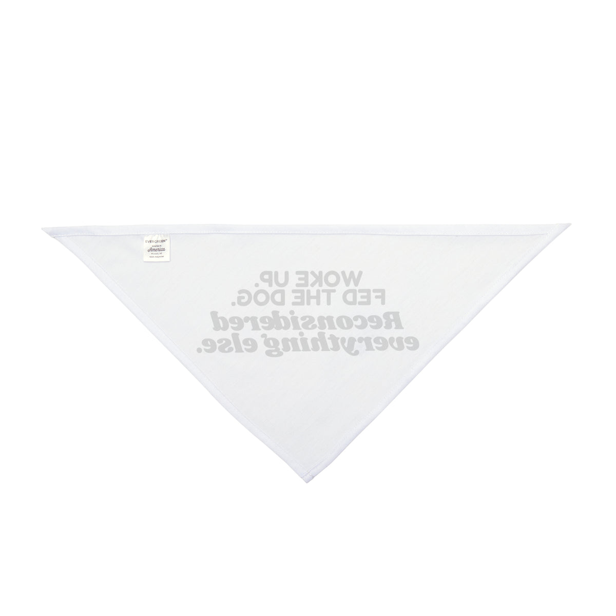 Funny Dog Dad Dog Bandana Woke Up Fed The Dog For Dog Owner