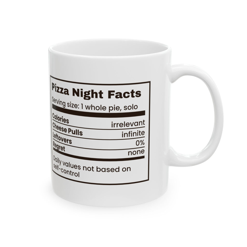 Pizza Night Coffee Mug "Regret 0%"