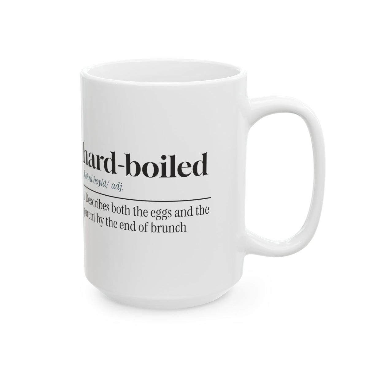 Funny Brunch Coffee Mug Hard-Boiled Dictionary For Parents